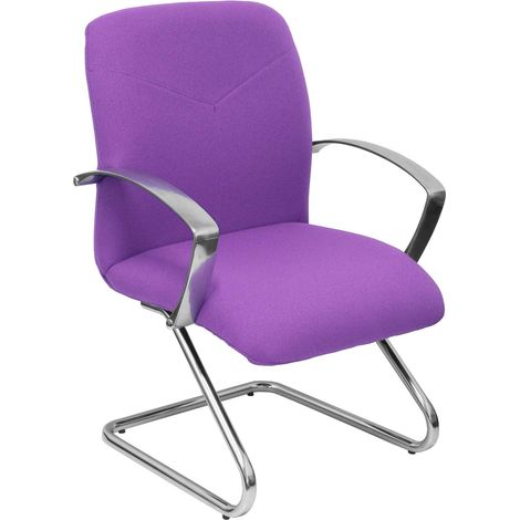 Poltrona Caudete con base a slitta bali lilla