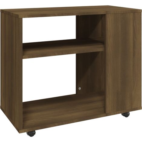 Maison Exclusive - Beistelltisch Braun Eiche 70x35x55 cm Holzwerk