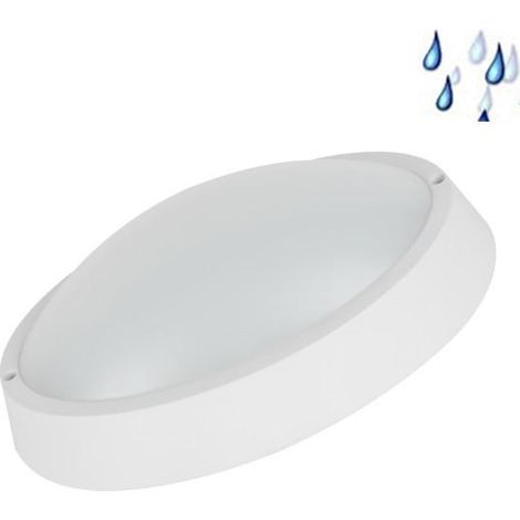 PLAFONIERA LED SPEEDY 18W 4000K IP65 D.19,5X3,5CM.