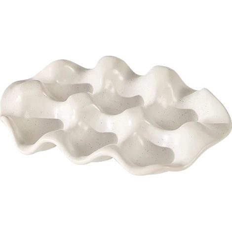 Bandeja para huevos, material cerámico, diseño moderno, E (1/2)