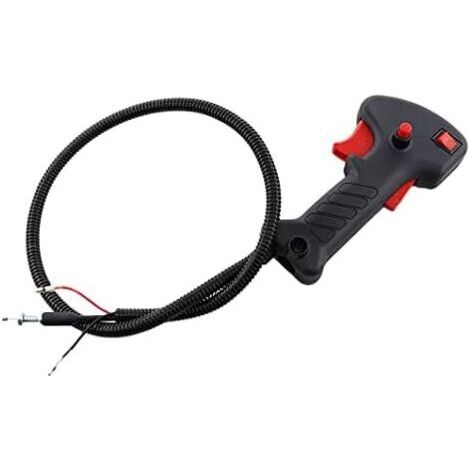 Poignée d'accélérateur débroussailleuse Einhell GH-BC43 AS – Contrôle précis de puissance – Compatible Makita EM2600U – Diamètre trou 19mm (1/4)