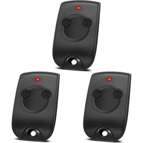 3PCS Télécommande Portail Remplacement pour Keytis Keygo 2RTS,Télécommande Bip Portail avec Rolling CodeTélécommande 2 Canaux 433,42MHz,Télécommande Bip Portail,Noir (Piles Supplémentaires Incluses) (1/3)