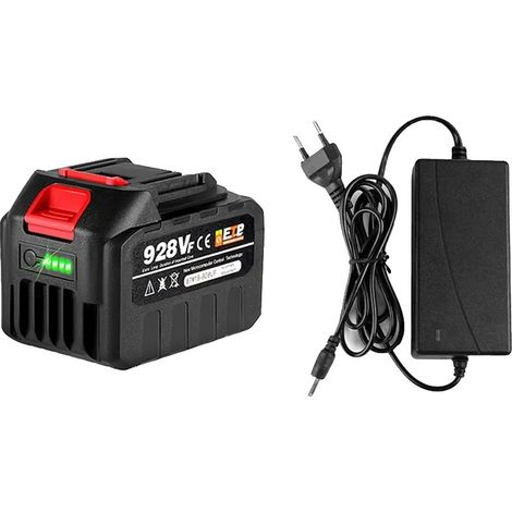 Batterie Lithium-Ion, Haute Capacité, Indicateur de Batterie, 1-4.5Ah-1 Chargeur, 21V-c (1/2)