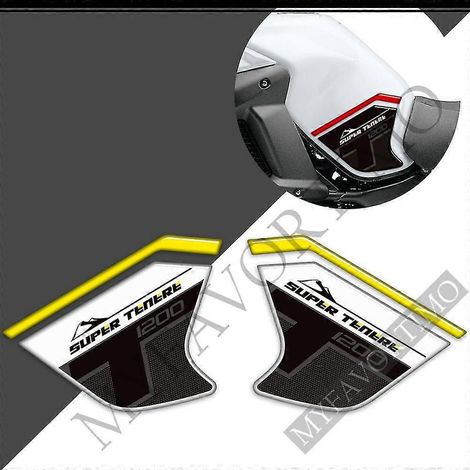 Nouveaux autocollants 3D pour Yamaha Super Ténéré XT1200X XT1200ZE XT 1200Z ZE ES XTZ XT1200E (kit essence/huile, protection genoux, coussinets de réservoir) - TENERE12 (1/5)