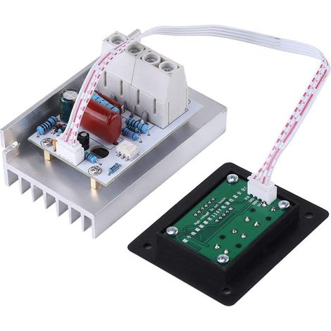 Drehzahlregler 10000 W AC 220 V 80 A SCR Digitaler Spannungsregler Drehzahlregelung Dimmer Thermostat für Motor (1/5)