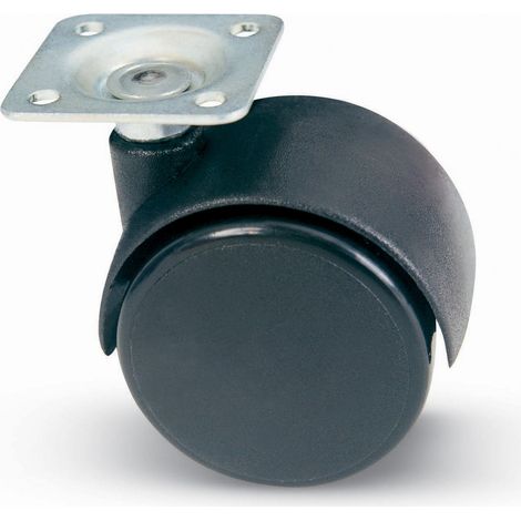 6BLISTER BL RUOTA GEMELLARE CON PIASTRA 30 MM 2 PZ (1/2)