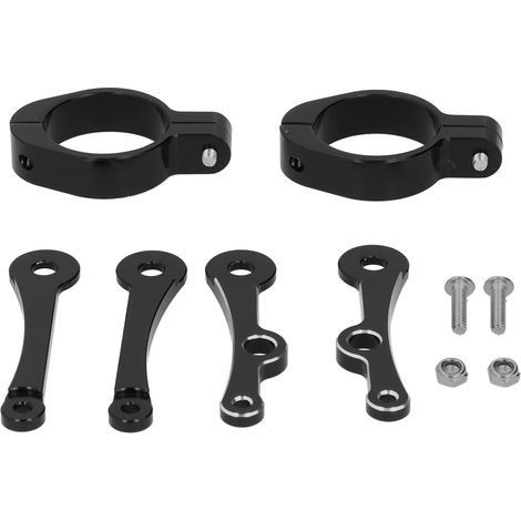 Support de phare Moto en aluminium CNC, fixation avant pour fourche de 1,5 à 1,6 pouces, collier de serrage robuste (1/5)