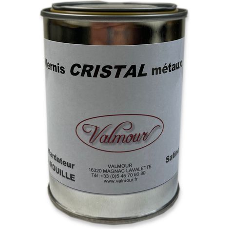 Vernis CRISTAL Métaux VALMOUR, 250 ml INCOLORE SATINE