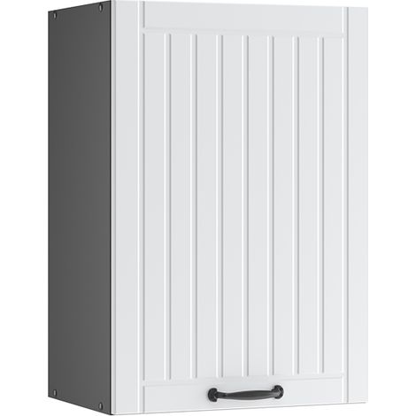 Pensile da cucina Fame-Line, Bianco casa di campagna, 50 cm, Vicco