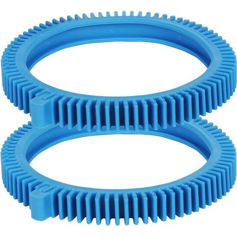 AIDUCHO 896584000 143 Jeu de pneus Avant Bleus avec Super Bosse de Rechange pour nettoyeurs de Piscine Poolvergnuegen Select (1/5)