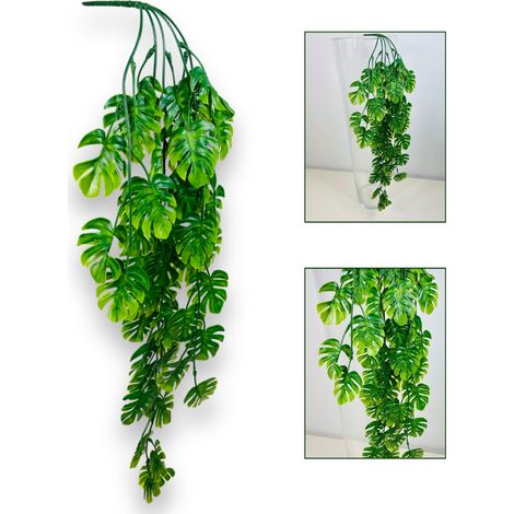 Ghirlanda con foglie di monstera, ciondolo monstera 73 cm, verde (1/5)