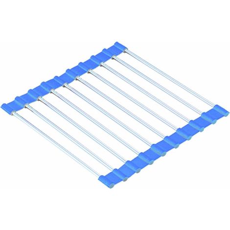 Sottopentola in metallo cromato e silicone (1/2)