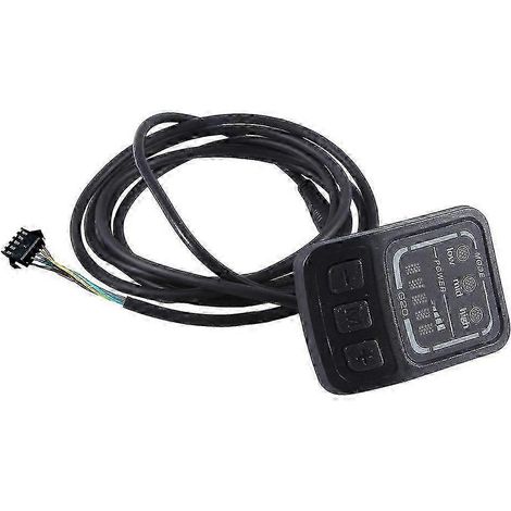 Compteur de vitesse câblé avec connecteur SM, écran LCD G20 pour vélo électrique, compatible 24 V, 36 V et 48 V. (1/5)