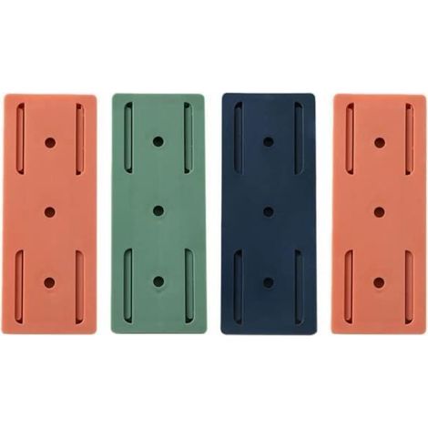 Self-Adhesive Cable Clips - Versatile - 4 Pieces - White - Organization - Power Strip Holder (1/4)