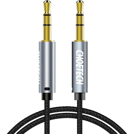 Cavo Choetech AUX002 Mini Jack 3,5 mm (maschio) / Mini Jack 3,5 mm (maschio) 1,2 m - Nero