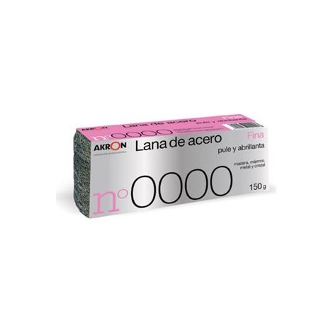 Akron Fine Steel Wool N. 0000 Rotolo 150 gr Rif. 2291