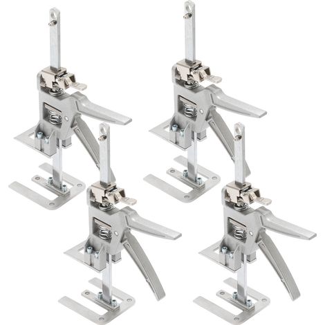 Randaco Martinetto a mano 4x per cartongesso Braccio salva-lavoro 150kg Capacità regolabile 0cm-14.5cm