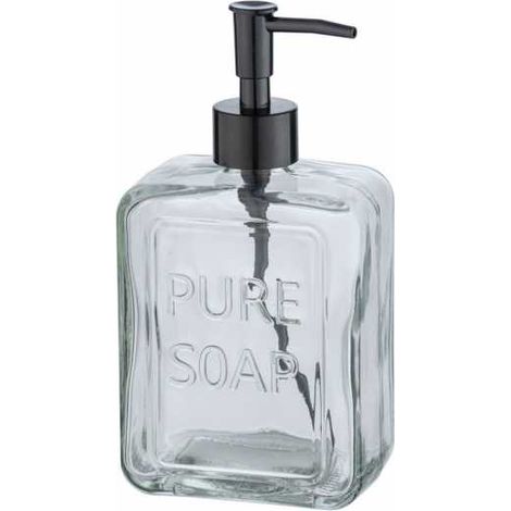 Dispenser di sapone WENKO “Pure Soap” – Trasparente (1/5)