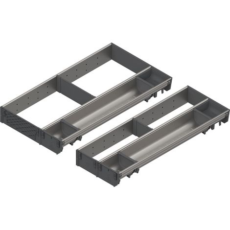 Blum Orga-Line Besteckeinsatz Facheinteilungs-Set KB 700-799mm, NL 550mm, grau