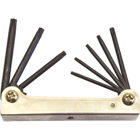 Jeu De 8 Cles Torx Sur Monture - Dofin