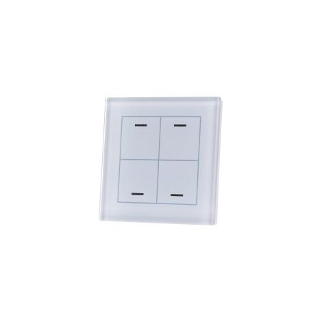 MDT technologies Glastaster II Light 4-fach RGBW, weiß, neutral BE-GTL4TW.01