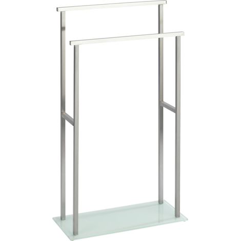 WENKO Toallero de pie soporte secado toallas barra perchero estante Debar (1/5)