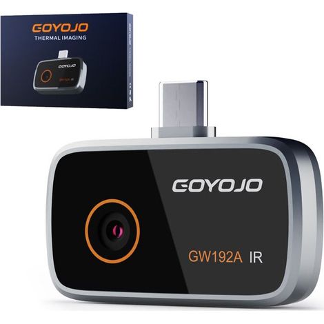 GOYOJO GW192A Caméra Thermique Android USB-C – Résolution IR 192x192 – Caméra Infrarouge – CVC Électricité Plomberie