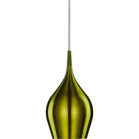 Lampadario Contemporaneo Vibrante Alluminio Verde 12 Luci E14 (1/5)