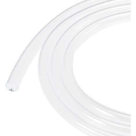 Transparent PVC Plastic Vinyl Tube 10 mm ID 12 mm OD 1 Metre Flexible Hose for Water Tube, Air Line (1/5)