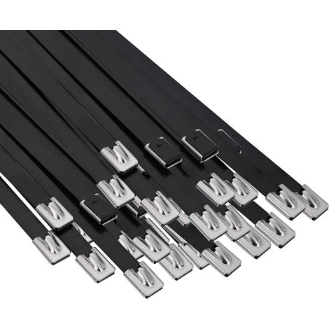 Kabelbinder 250 stk. 7,9 x 800 mm Schwarz vidaXL (1/5)