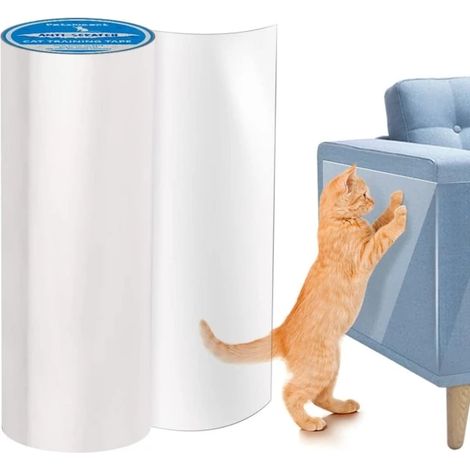 Protection anti-rayures pour canapé, griffoir pour chat, housse de protection pour cuir, porte, mur, lit, meubles, autocollants anti-rayures (1/4)