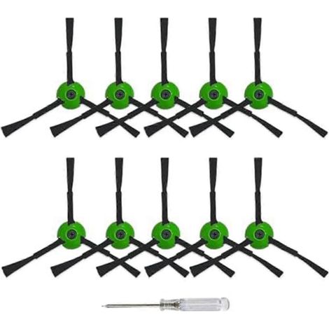 Lot de 10 brosses latérales de rechange pour tous les modèles des séries I, J et E, accessoires pour le nettoyage des bords (1/5)