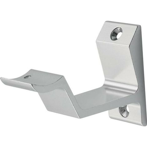 hermeta Handlaufträger 3542 Alu.silberf.elox.gewölbte Auflage - 3542-01E