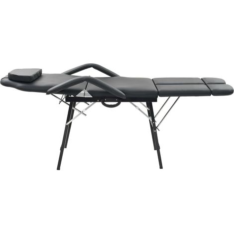 Fauteuil de massage  Fauteuil relax pour traitement facial Simili-cuir Noir 92267 (1/5)