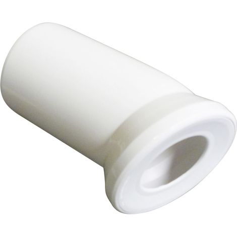 Wisa WC-Anschlußbogen Uni 22° weiß, 15 cm Spülrohre & Abläufe