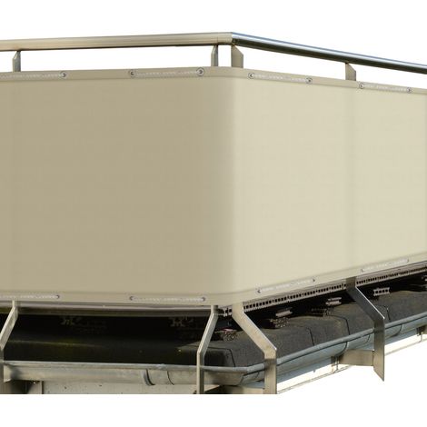 Balkon Sichtschutz PES SolVision PB2 Creme, 90x300cm