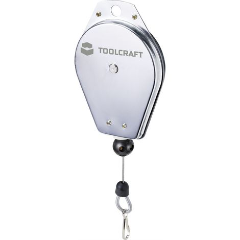 TOOLCRAFT TO-7392612 Federzug, Seilauszug bis 1,5 m Tragkraft (max.) 2 kg