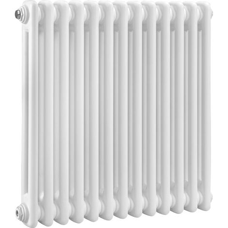 Baridi DH367 Horizontal Traditional 2 Column Radiator 600 x607mm White