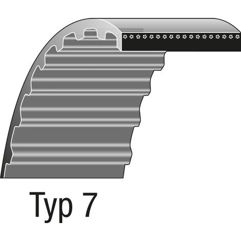 Zahnriemen Antrieb Rasenmäher KYNAST 35-V-405 - 35-V-406 KYNAST V40 G (1/2)