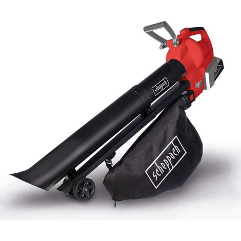 Scheppach Souffleur de Feuilles Electrique BBV500-40Li - Aspirateur de Feuilles - Appareil de Jardin 2en1 sans Fil - Volume d'air 500 m³/h - Vitesse de l'air 220 km/h