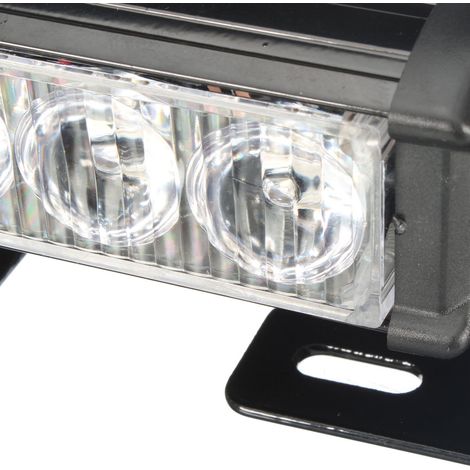 Lumière stroboscopique, 2 pièces une à deux LED voyant d'avertissement stroboscopique d'urgence voyant d'avertissement flash d'urgence 12 V General Motors camion remorque (rouge) (1/4)