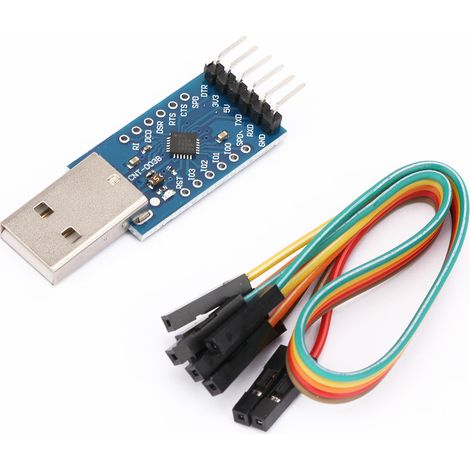 CP2104 USB 2.0 to TTL UART 6PIN Module Serial Converter Board Module with Wire (1/5)