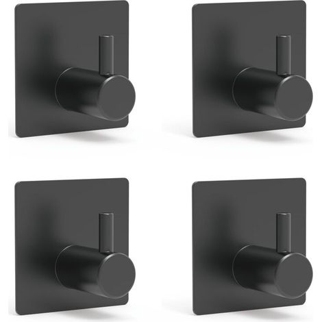 Set mit 4 magnetischen Wandhaken zum Aufhängen von Schlüsseln, Handtüchern, Taschen, Hüten, Schals und Kränzen an Metalloberflächen (1/4)