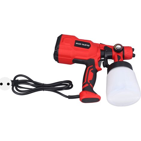 Elektrische Farbspritzpistole, 550 W, tragbarer Hochdruck-Sprühkopf mit separatem Sprühkopf, feine Zerstäubung für Möbel, Schränke und Wände, 800 ml, 220 V EU-Stecker (1/5)
