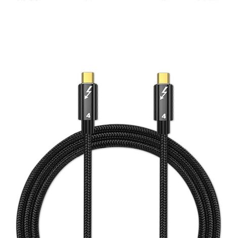 Câble USB-C PD 100W 8K@60Hz Charge Rapide Transfert Données 0.3m pour Téléphone Ordinateur Portable (1/4)