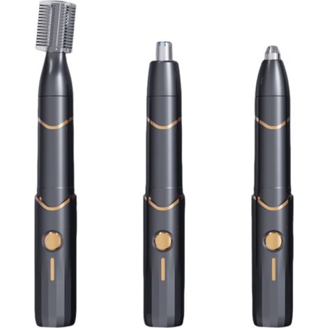 Rasoir électrique pour poils de nez, rasoir à sourcils 3 en 1, rasoir multifonction étanche