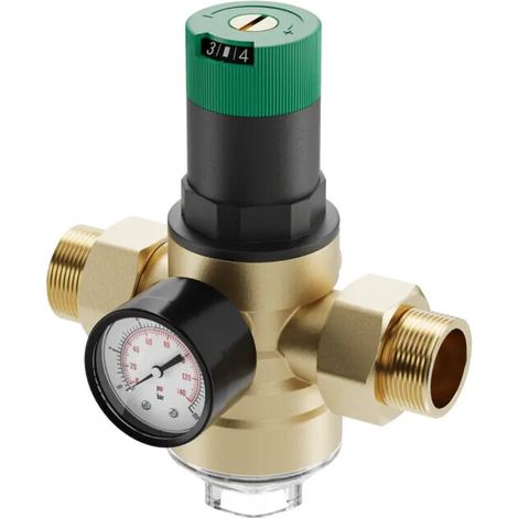 Réducteur de pression à membrane 3/4" avec filtre