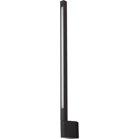 Lindby Lámpara de pared Led exterior 'Neano' en Negro Aluminio
