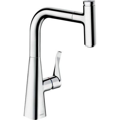 mitigeur de cuisine 240,avec douchette extractible 1 jet, sBox chroméé