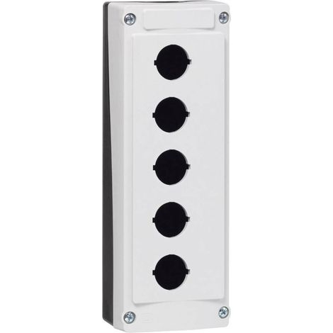 BACO LBX0500 224205 Alloggiamento vuoto 5 posizioni di montaggio (L x L x A) 206 x 74 x 47.9 mm Grigio, Nero 1 pz. (1/2)